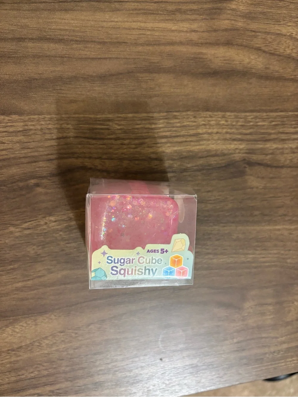 Squishy Pink Kids Cube